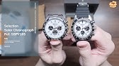 Seiko Solar Chronograph Panda SBPY165 - Unboxing - YouTube