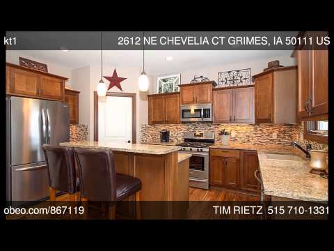 2612 NE CHEVELIA CT, Grimes, IA home video tour