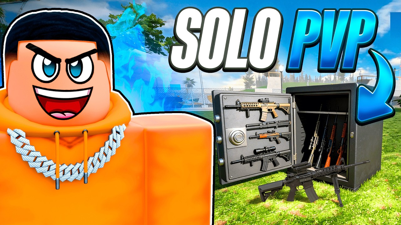 💀LLENÉ MI CAJA FUERTE DE ARMAS SOLO HACIENDO PVP EN BLOCK SPIN🔥