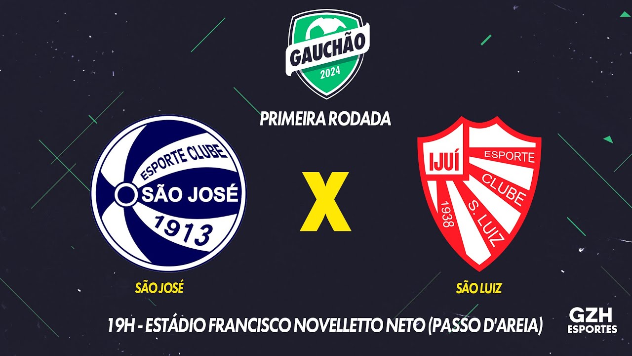 AO VIVO (com imagens): São José x São Luiz - Gauchão 2024 | 20/01/2024 ...
