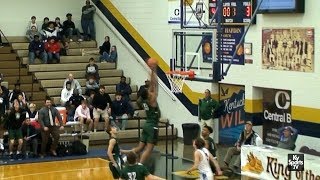 UofL MBB Signee David Johnson gets a PAIR of DUNKS at 2018 KOB