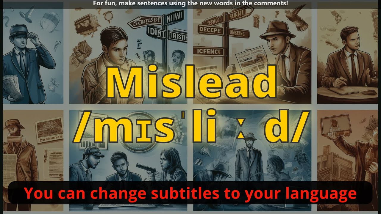 Mislead meaning with 5 examples YouTube