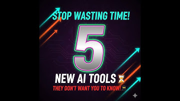 TOP 5 NEW AI TOOLS to 10x Your Productivity & Save HOURS of Time in 2025