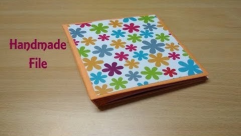 DIY Cardboard File Folder Tutorial | Handmade File using Cardboard | Handmade Album