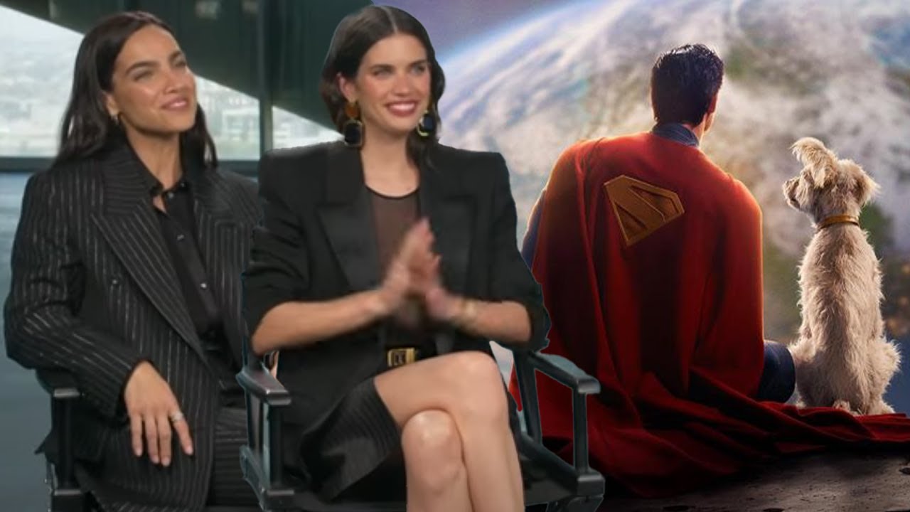 ‘Superman’: Sara Sampaio & María Gabriela de Faría REVEAL Cut Krypto Scene (Exclusive)