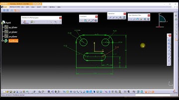 How to draw Fully constrained sketch in Catia V5