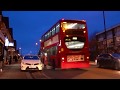 London Buses After Dark At Enfield Bus Garage 21st January 2019