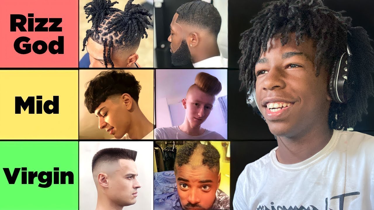 Haircut Tierlist, but it's ranked by rizz level - YouTube