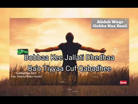 Gubba Naa Banii Faar Abduba Wako Halake