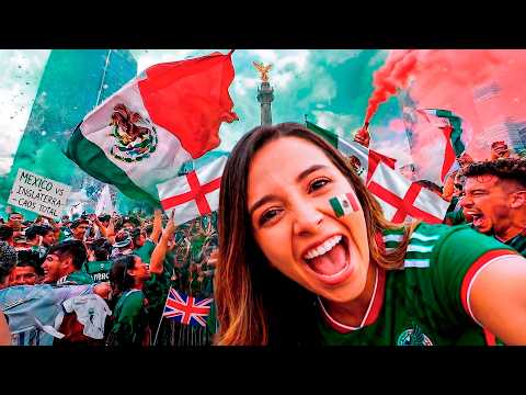 MEXICO CITY GOES WILD MEXICO vs ENGLAND 🏴󠁧󠁢󠁥󠁮󠁧󠁿 HISTORIC DAY at the 2026 WORLD CUP