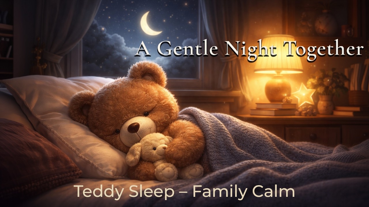 Teddy Sleep – Family Calm Music for Peaceful Evenings 🌙