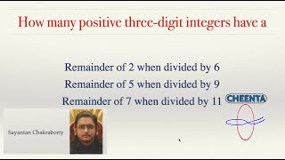 Finding Specific Three Digit Integers with specific remainders