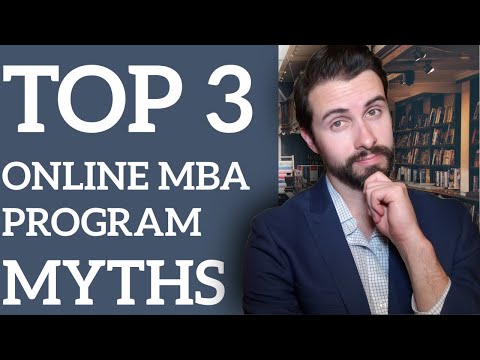 Top 3 Myths About Online MBA Programs