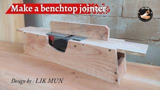 Membuat dudukan jointer mesin ketam | make a benchtop jointer