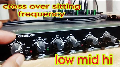 cross over setting tutorial,low mid hi frequency,3way setup,basic adjustment