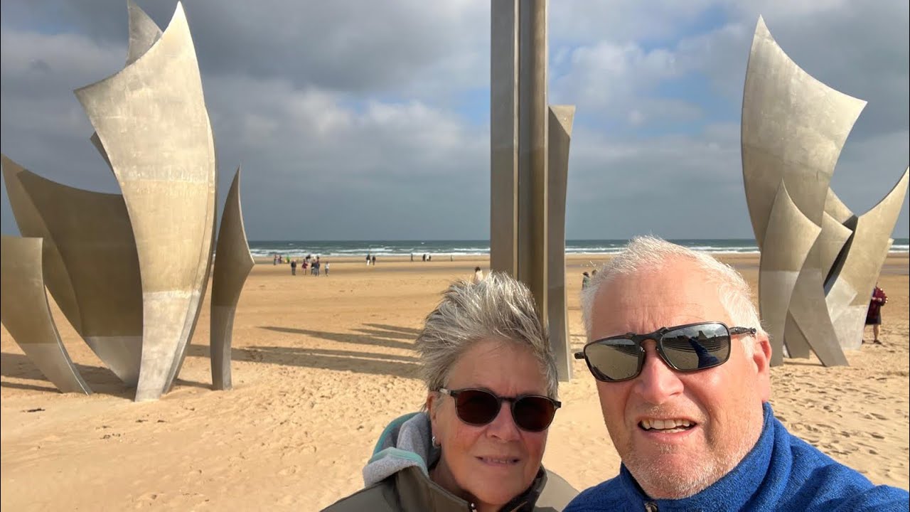 Vlog 215 Frankrijk, Normandië. Invasiestranden Sword beach, juno beach, Omaha beach   HD 720p