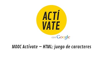 HTML: juego de caracteres