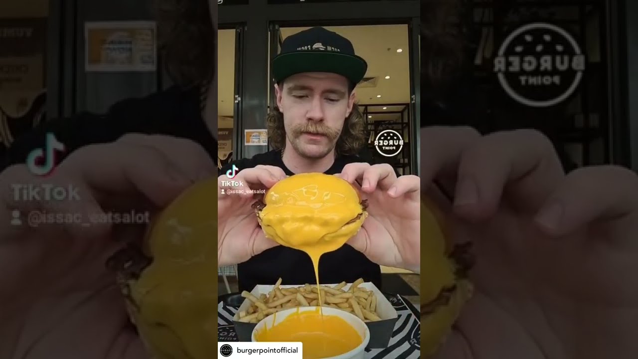 Cheese OVERLOAD 🧀!! Fondue Burger Dip 🍔 - @burgerpointofficial