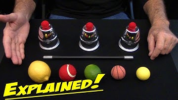 Cups and Balls ...with a twist ~ (Sleight-of-Hand & Misdirection Tutorial)