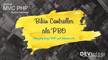 cara membuat controller dan memanggil router - tutorial MVC PHP
