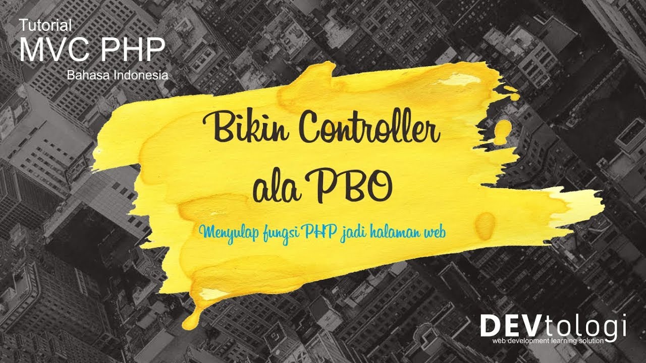 cara membuat controller dan memanggil router - tutorial MVC PHP - YouTube