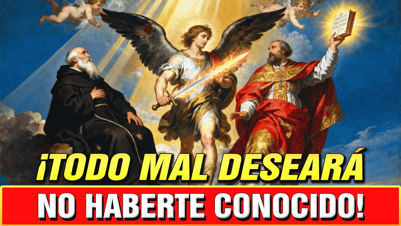 🔴 Poderosa Oración A San Benito San Miguel Y San Cipriano Para Protección Contra Enemigos