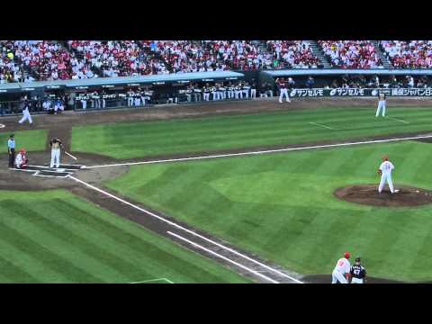 オールスター2015　黒田VS中田翔　第2戦マツダスタジアム　2015/7/18