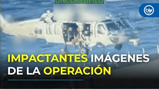 Primeras imagenes de militares de EEUU incautando un buque petrolero venezolano
