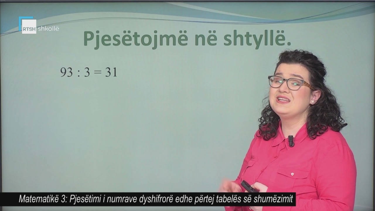 Matematikë 3 - Pjesëtimi i numrave dyshifrorë edhe përtej tabelës së shumëzimit