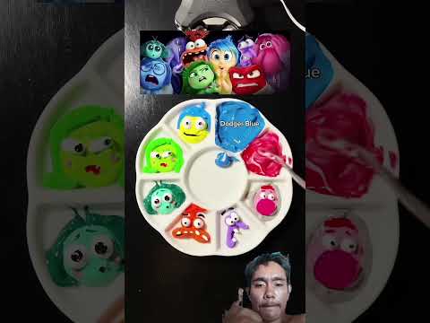 #satisfying #colormixing #disney