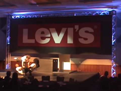 Guys Backflip into Jeans for Levi's Corporate Show