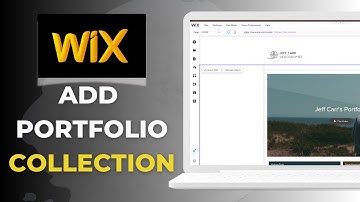 How to Add Portfolio Collection in Wix