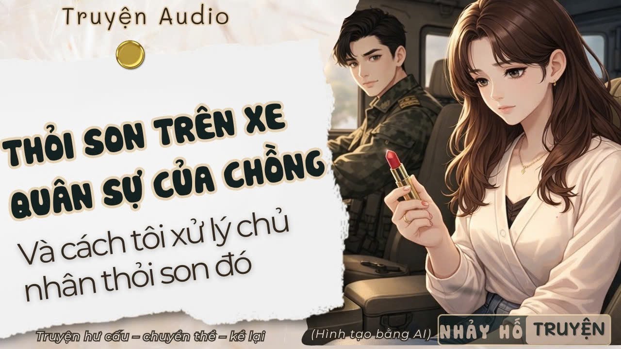 THỎI SON TRÊN XE QUÂN SỰ CỦA CHỒNG | TRUYỆN AUDIO