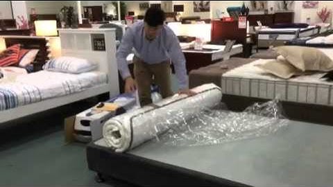 Unboxing The Boxed Rolled Up Pocket Coil Mattress From Sleep King