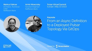 From an AsyncAPI Definition to a Deployed Pulsar Topology Via GitOps