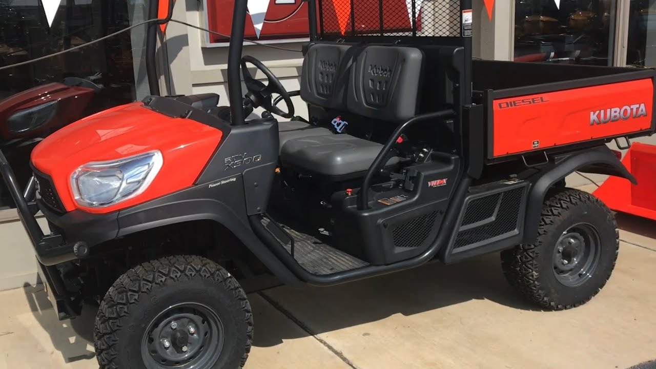 Kubota Rtv900 4x4 Hydro Diesel Utility Vehicle Dump Bed Walk Around