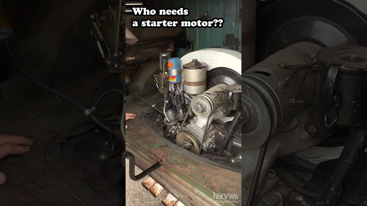 Who needs a starter motor to start the engine??  Start your engine with your hand!  💪🏼  😎🤩