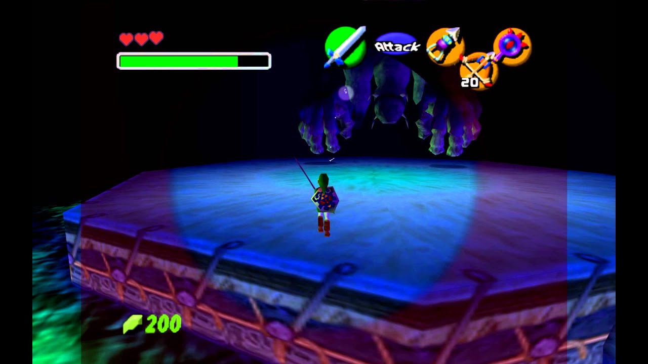 Bongo Bongo [HiDef 1080p] Zelda Ocarina of Time Boss Battle YouTube