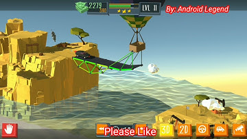 Build a Bridge Level 11 Android 3 star walk-through