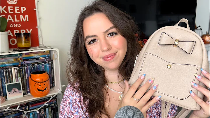 ASMR My Purse Collection 💗 (bag tapping, leather sounds, scratching, whispering)