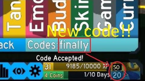 New Code for 20 Gems and 50 Coins in Flood Escape 2! (Roblox)