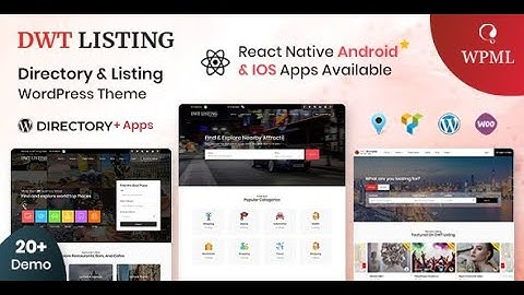 Theme options - DWT Directory & listing  Wordpress Theme (Latest 24th Dec 2019)