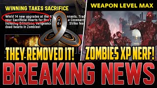TREYARCH ACTUALLY JUST REMOVED THIS – ZOMBIES XP GOT NERFED HARD (Vanguard Zombies)