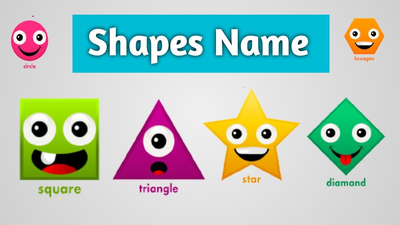Shapes Shapes name shapes name for learning shapes for kids