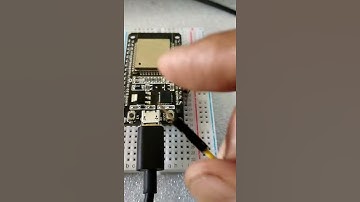 Esp32 touch pin controlled led | How to use esp32 touch pin #shorts #esp32
