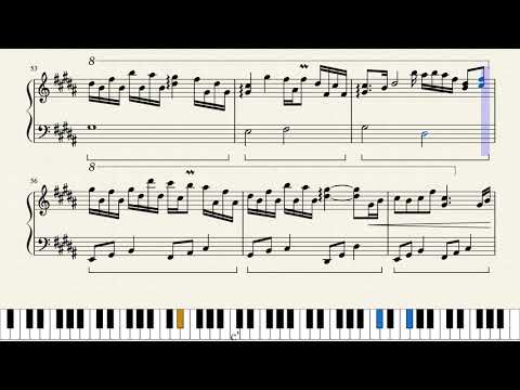 Oborozuki  Hazy Moon  - まふまふ  Mafumafu (Piano Cover)