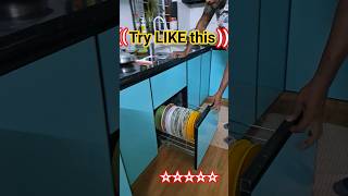 Try making a modular kitchen basket like this #youtubeshorts #pull #pocketslider #foldie #puller