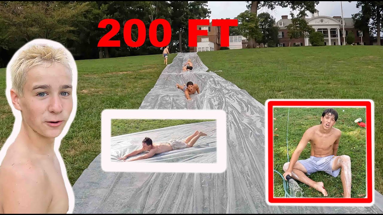 200 FT SLIP N' SLIDE (GONE WRONG)