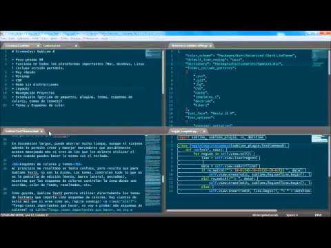 Sublime Text2 Screencast