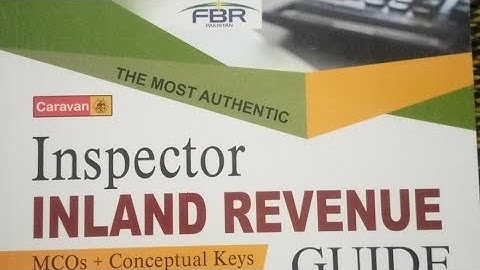 FBR Inspector Inland Revenue Today Lecture 24 September 2021